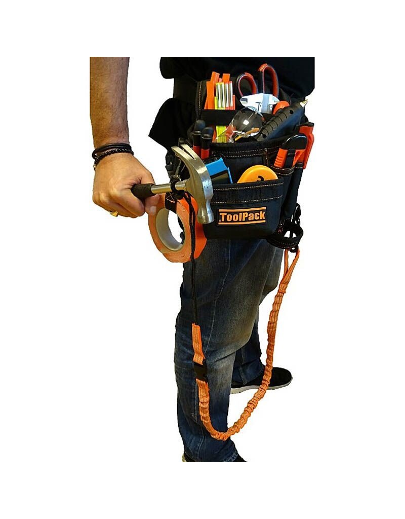 Toolpack ToolPack Gereedschapsgordel met elastische veiligheidslijn