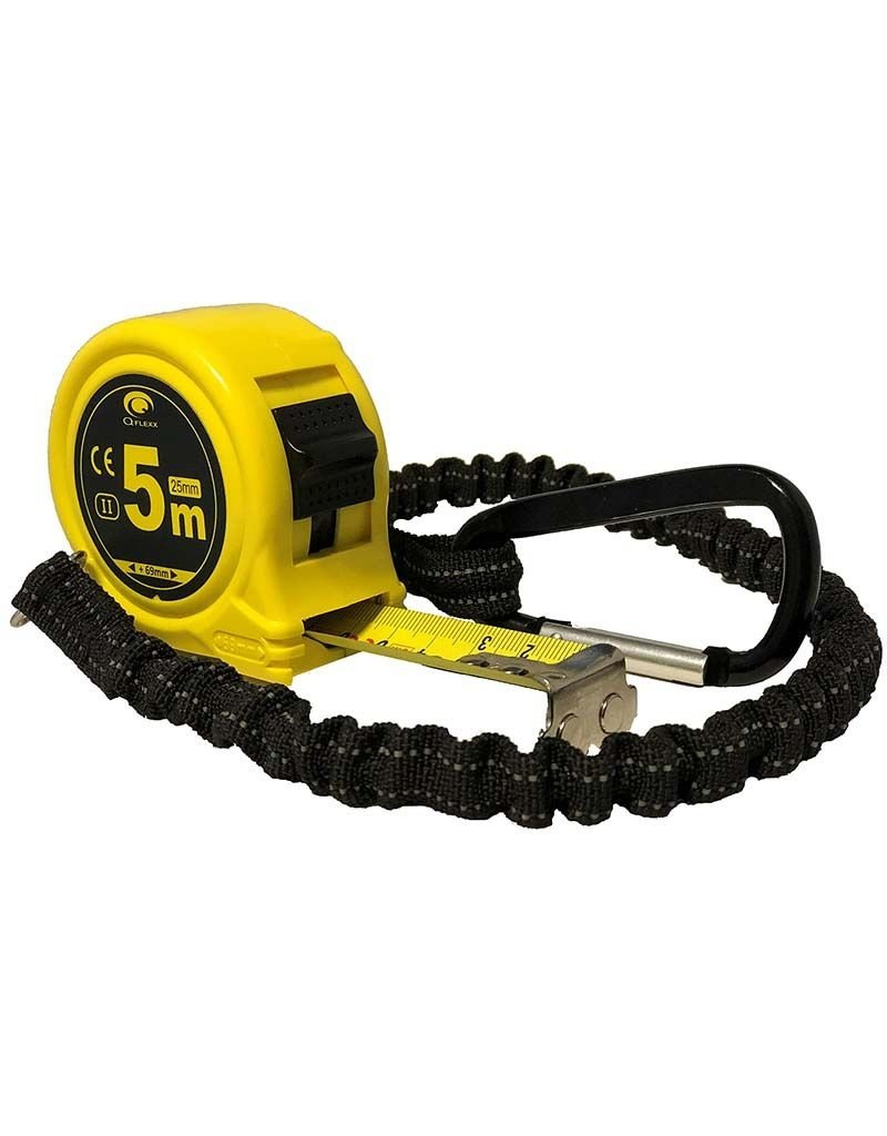 Q Flexx Robuuste rolbandmaat met elastisch anti-shock-koord