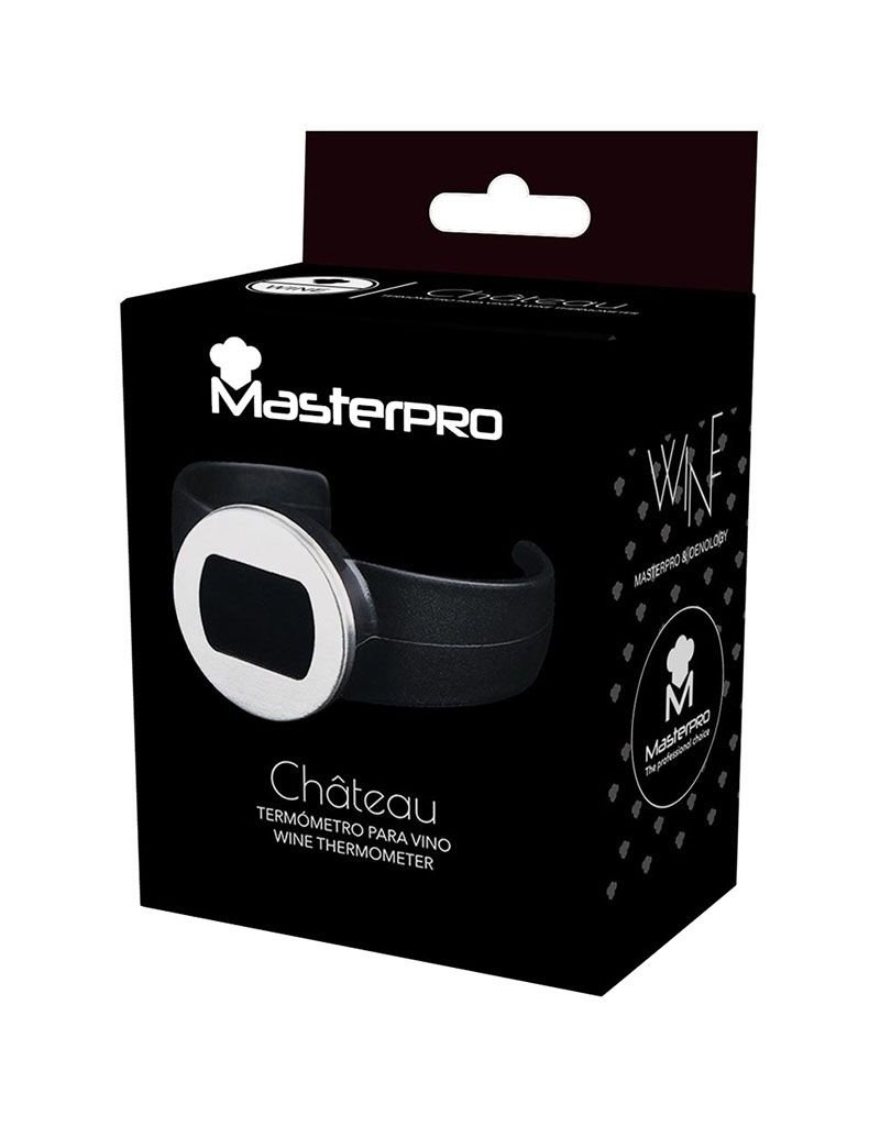 Bergner Masterpro Wijn thermometer RVS met LCD display