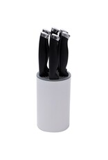 Renberg RVS  steakmessen in houder (7 dlg)