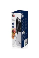 Renberg RVS  steakmessen in houder (7 dlg)