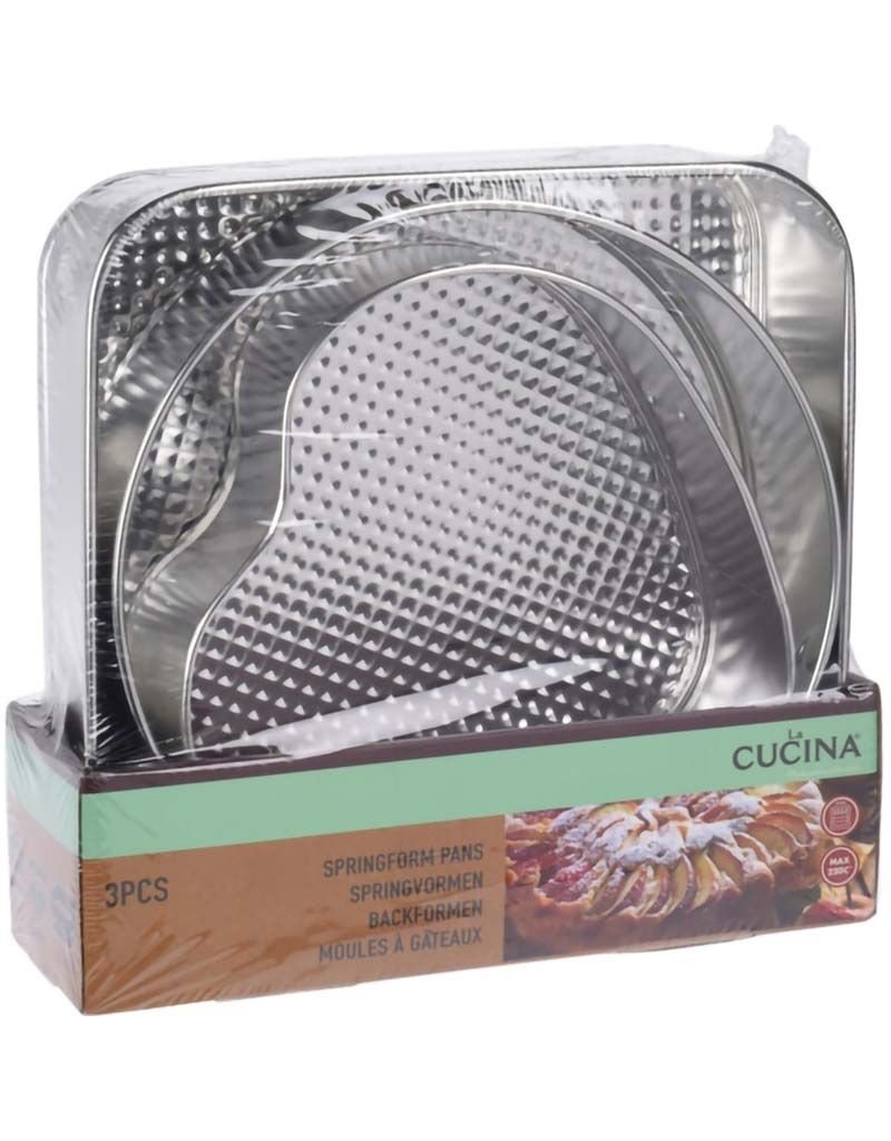 La Cucina Springvormen -  set van 3 vormen