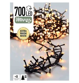 Micro Cluster 700 LED's - 14 meter - extra warm wit - 8 functies + geheugen