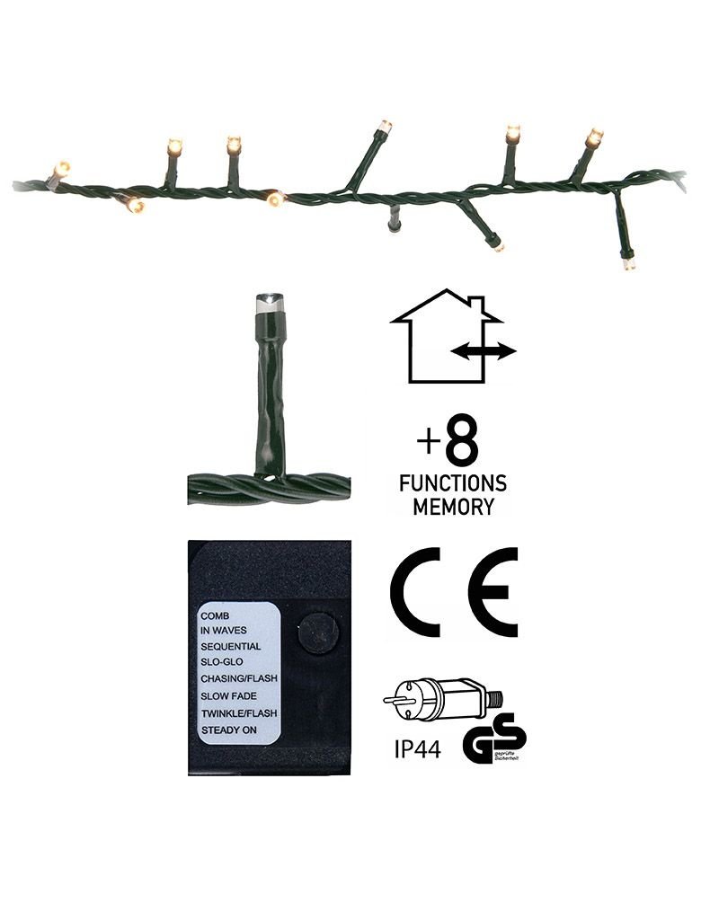 Micro Cluster 700 LED's 14 meter extra warm wit