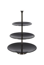 Excellent Houseware Etagere RVS - 36,5 cm - glanzend