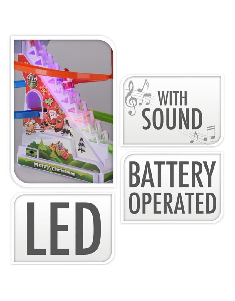 Kerst Klimbaan - met Licht en Kerstmuziek