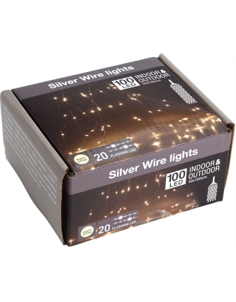 Cascadeverlichting met vuurvliegjeseffect - 100 led - warm wit