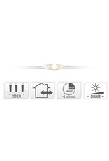 Cascadeverlichting - 200 led - warm wit - timer en dimmer