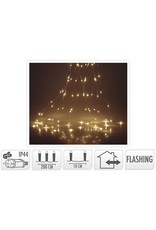 Cascadeverlichting met vuurvliegjeseffect  - 200 led - warm wit