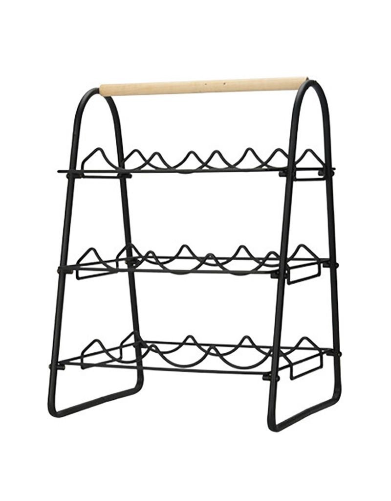 Trends4You Metalen Wijnrek voor 9 flessen