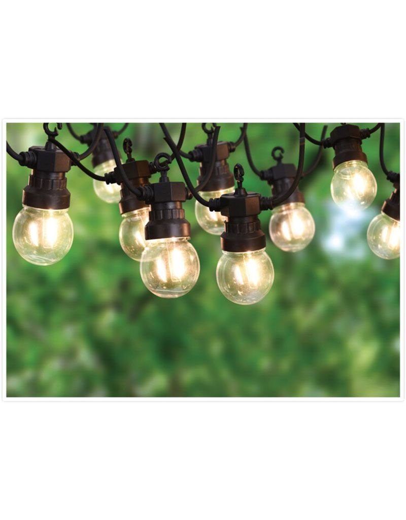 Lichtsnoer met 10 LED Filament Lampen - voor buiten
