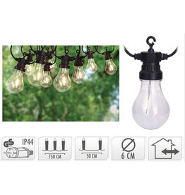 Lichtsnoer met 10 LED Filament - diameter 6cm