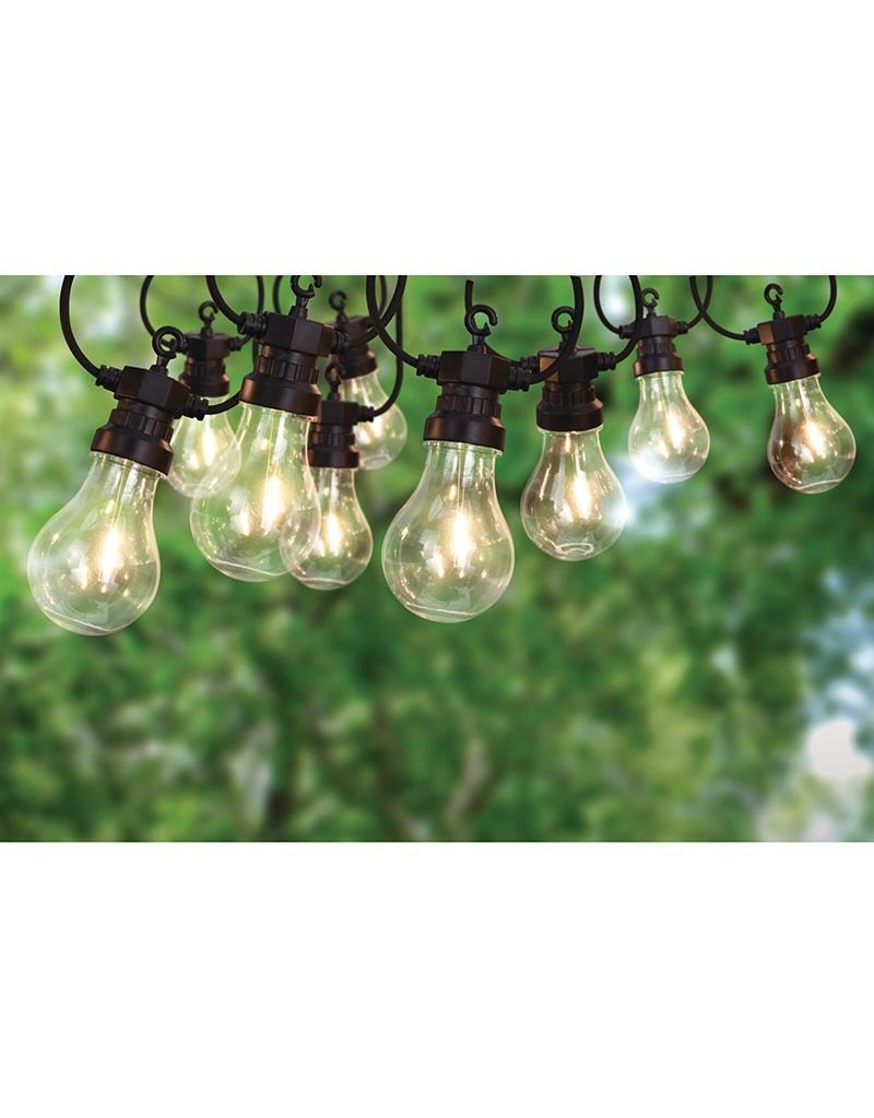 Lichtsnoer met 10 LED Filament - diameter 6cm