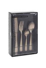 Excellent Houseware Bestekset RVS 16-delig - Mat Goud Gekleurd