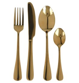 Excellent Houseware Bestekset 16-dlg - goud