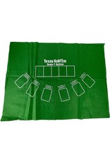 Pokerset 200 pokerchips - inclusief kaarten, pokermat en dealer, big blind en small blind