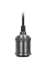 Hanglamp - Snoerpendel - Zilver - E27 Fitting