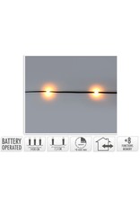 LED Verlichting  192 LED - extra warm wit - op batterij - 8 Lichtfuncties - Timer - Soft Wire