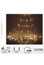 Cascadeverlichting Zilverdraad 300 LED lampjes - met Flash-functie