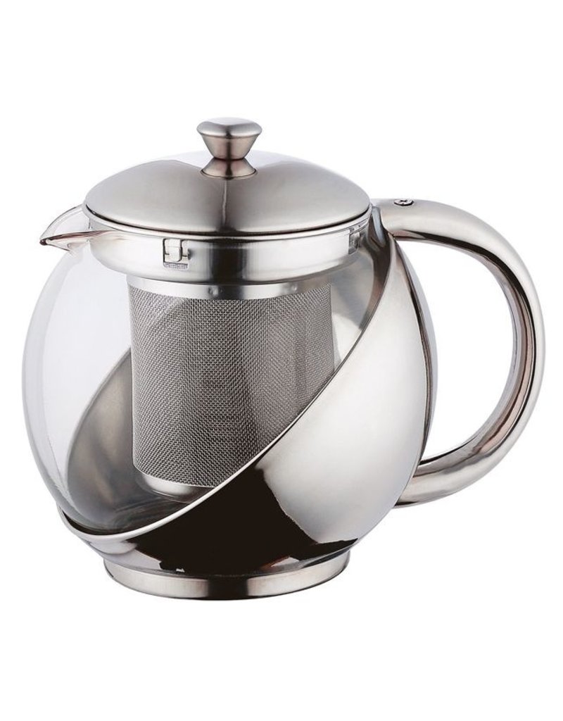 Renberg Theepot met Filter - 0.75 liter - roestvrijstaal