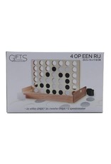 Gifts@Home Vier op een Rij - Hout - Reisspel