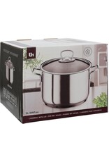 Excellent Houseware Kookpan - 24 cm - 9.0 liter - RVS - Met deksel