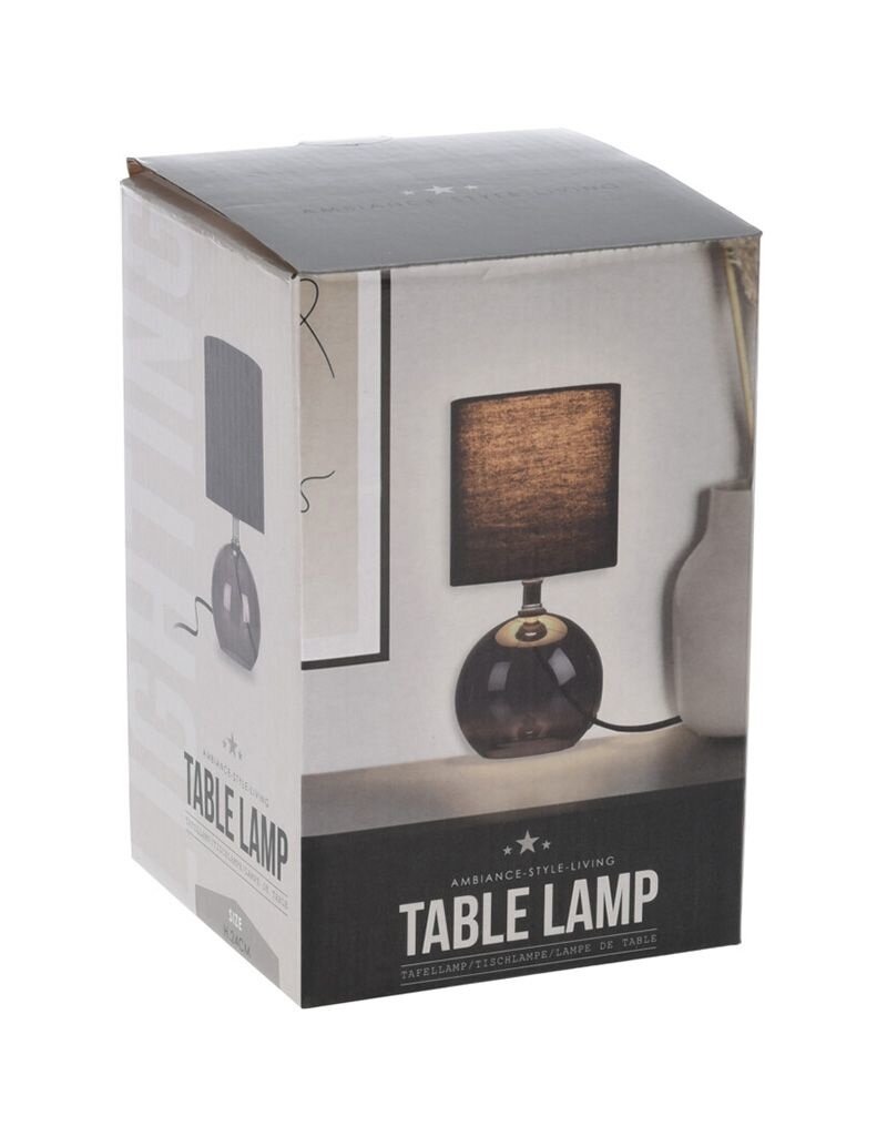 Tafellamp - 24cm - Zwart