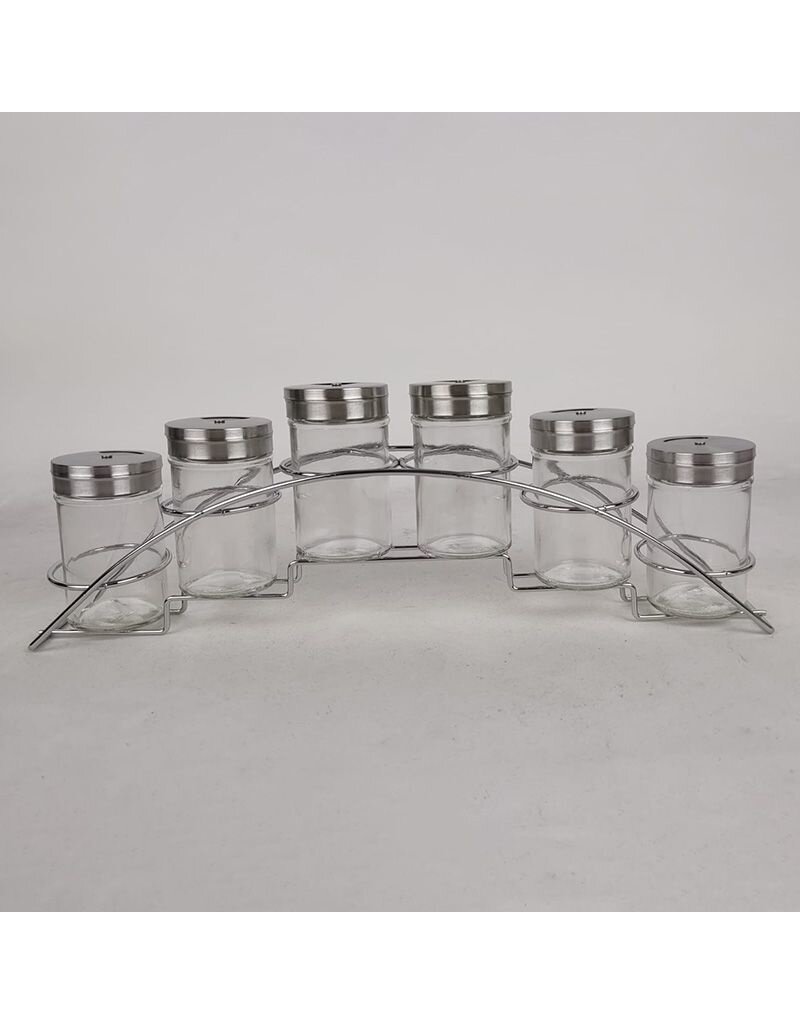 Cuisine Performance Kruidenset - 7 delig - RVS en glas