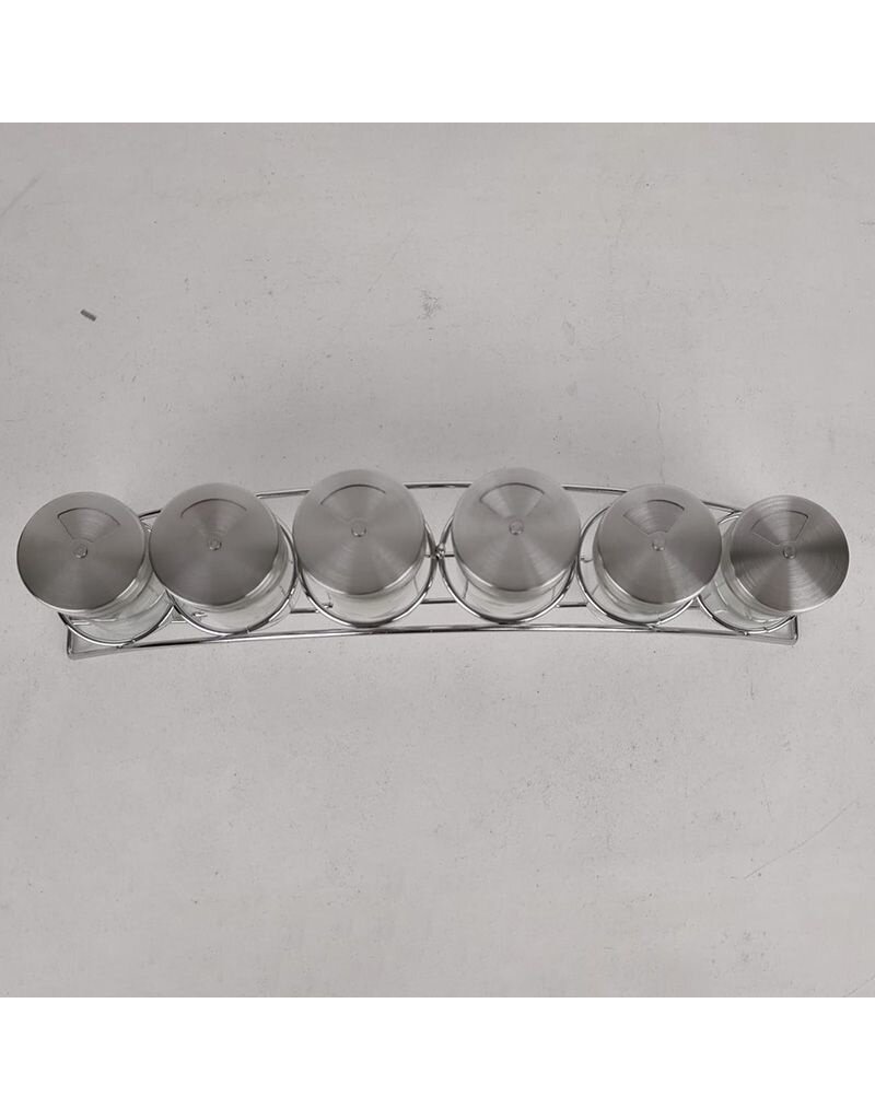 Cuisine Performance Kruidenset - 7 delig - RVS en glas