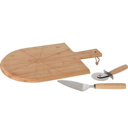 Pizza Snijplank  - inclusief snijder en spatel