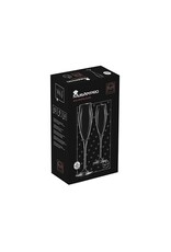 Bergner Masterpro Wijnglazen - Fluitglazen - 18.2cl - Kristalglas - 2 stuks