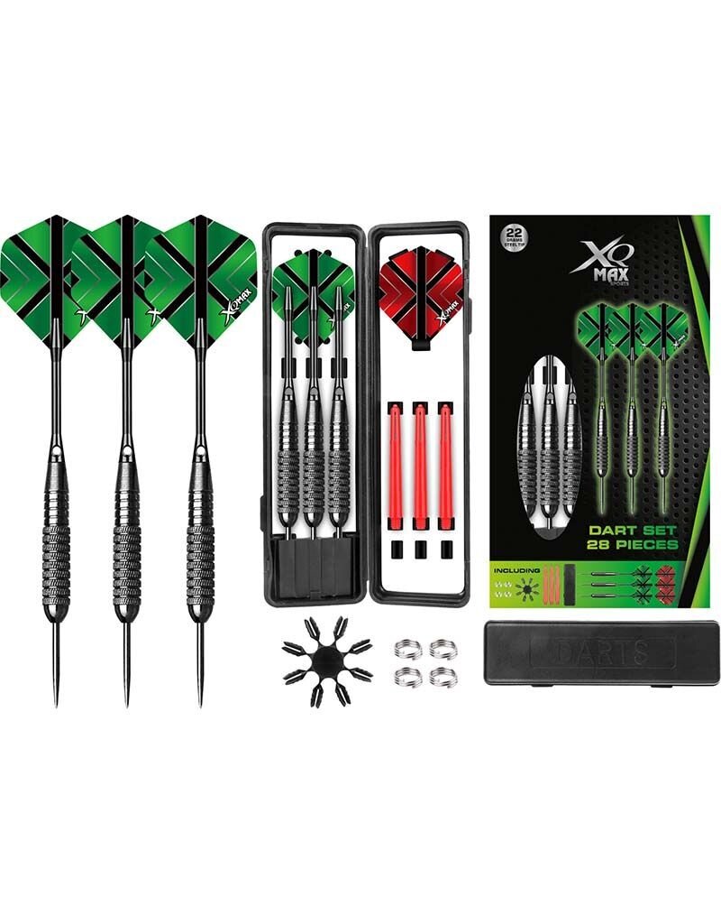 XQ Max Dartset - 3x 22 gram Steeltip - 28pcs