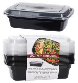 Meal Prep Bakjes 10 stuks - 1 compartiment