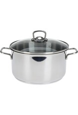 Excellent Houseware Kookpan - 22 cm -  4.5  liter - RVS - Met deksel