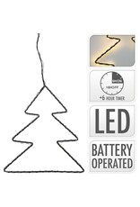 Kerstverlichting - Kerstboom 20 cm - met Timer - op Batterijen