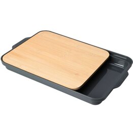 Snijplank met Opvangbak - 37x24cm
