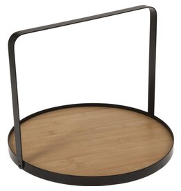 Serveerplateau - bamboe -   Ø35cm - hoogte 25cm