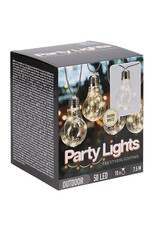 Feestverlichting voor de Tuin - 450cm - warm wit - 10x5 LED - gevlochten snoer