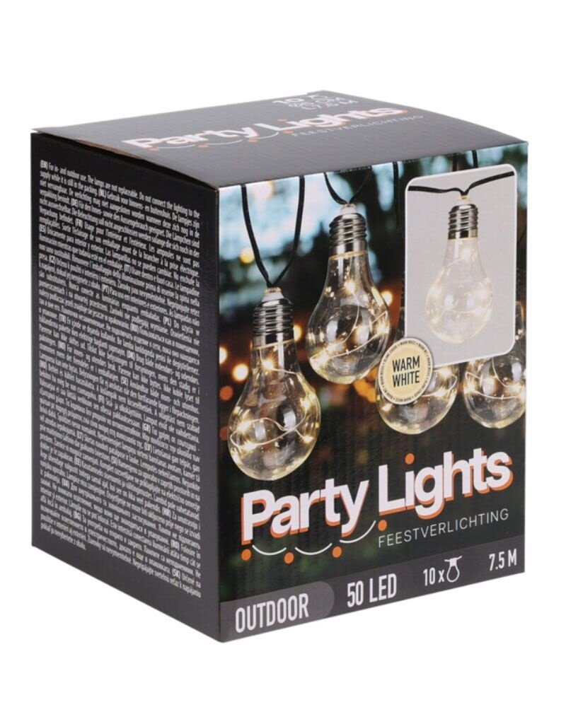 Feestverlichting voor de Tuin - 450cm - warm wit - 10x5 LED