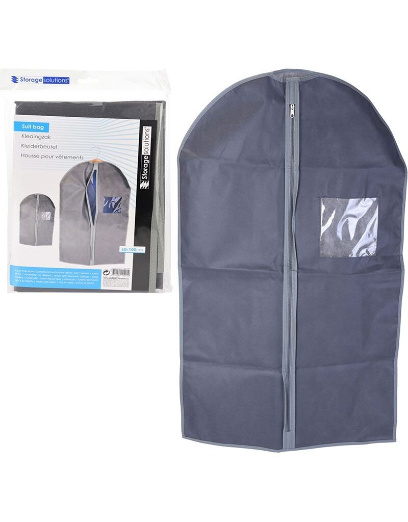 Storage Solutions 4x Kledinghoes met rits - 60x100cm