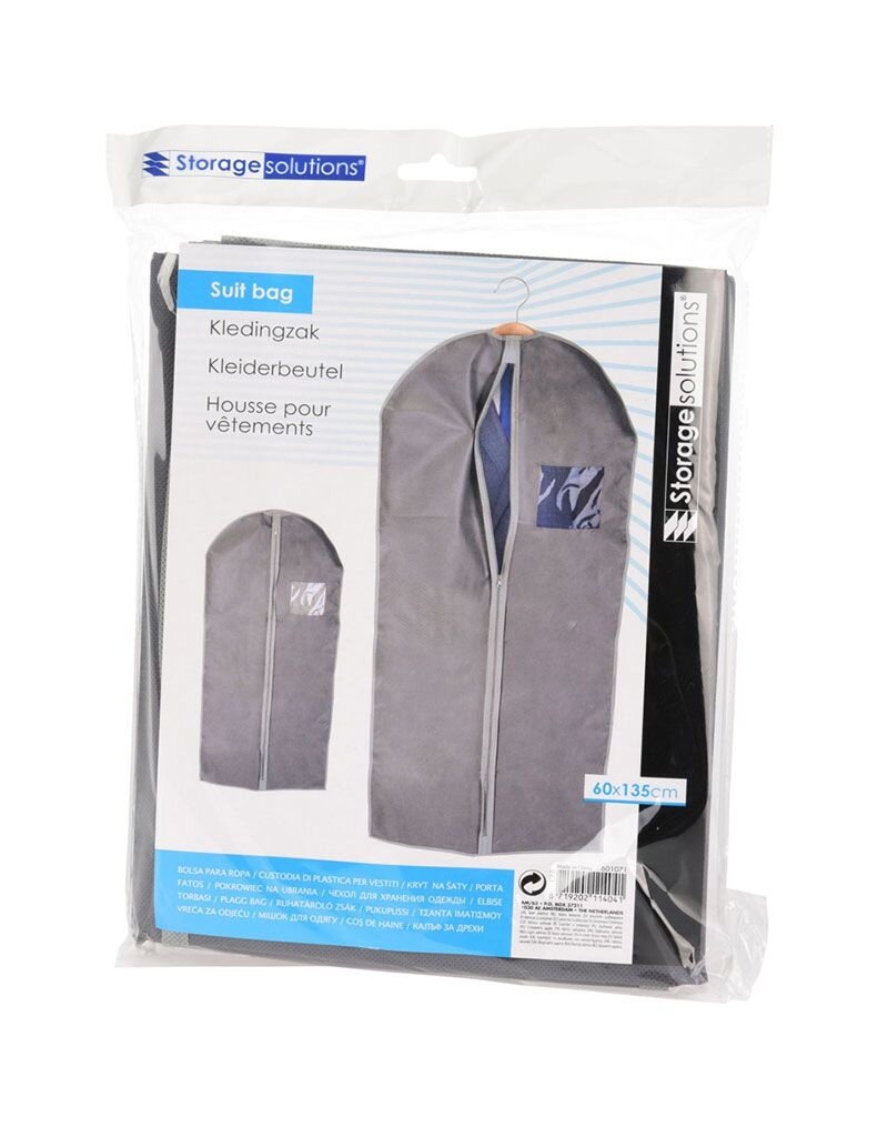 4x Kledinghoes met rits - 60x135cm