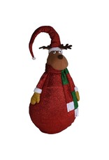 Happy Rendier XXL - 120cm - met LED lampjes - met timer - geschikt voor buiten