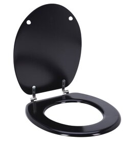 Toiletbril MDF - Hout - Zwart