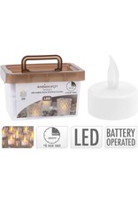 Ambiance Theelichtjes met timer - LED - 24 stuks