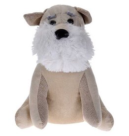 Deurstopper hond wit-creme