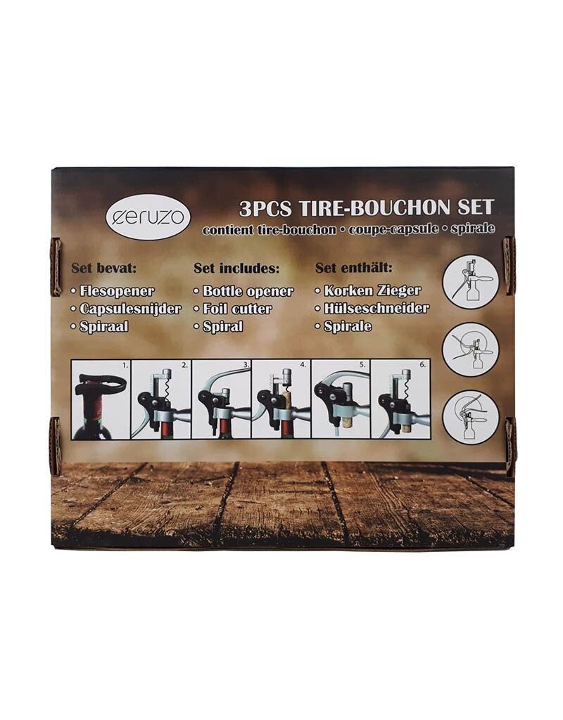 Ceruzo Kurkentrekker Deluxe - Giftset