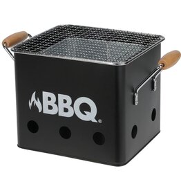BBQ Kubus - Mini-Barbecue - mat Zwart - 18x15xH15cm