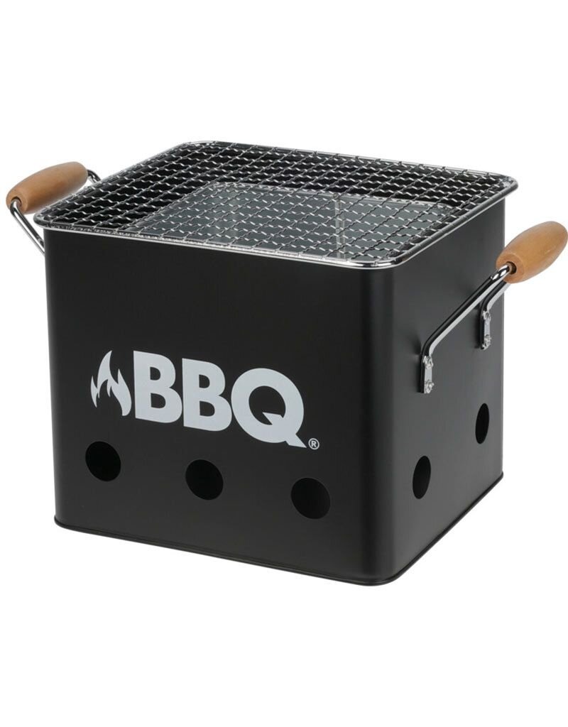 BBQ Kubus - Mini-Barbecue - mat Zwart - 18x15xH15cm