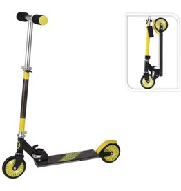 XQ Max Opvouwbare Step met Voetrem - zwart met lime