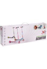 XQ Max Opvouwbare Step met Voetrem - zwart met lime